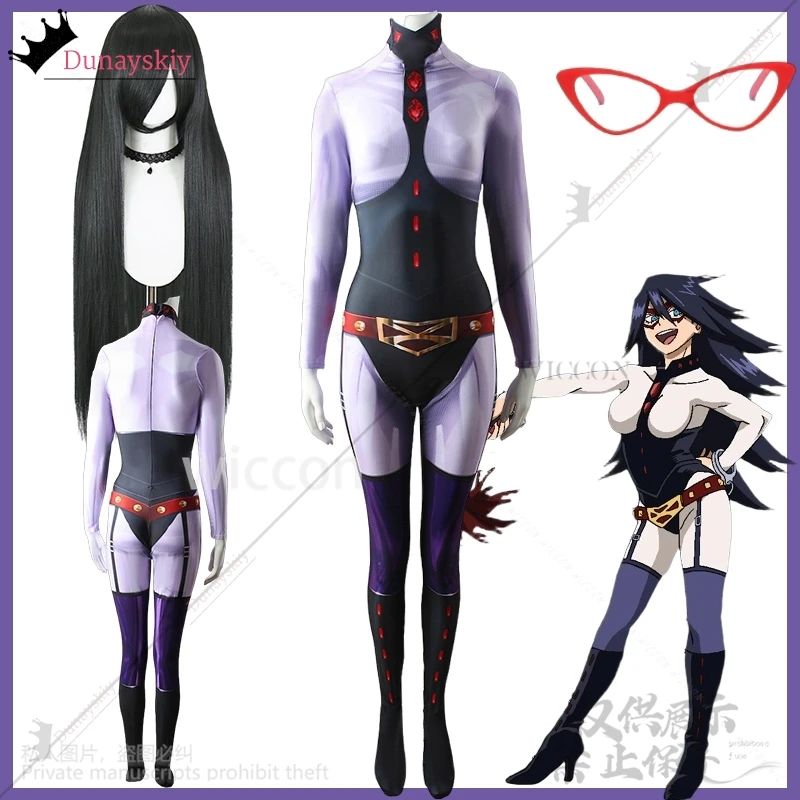Midnight Cosplay My Academia Anime Costume Sexy Jumpsuit Y2K Punk Bodysuit Jirai Kei Girls Red Glasses Halloween Disguise Women
Midnight Cosplay My Academia Anime Costume Sexy Jumpsuit Y2K Punk Bodysuit Jirai Kei Girls Red Glasses Halloween Disguise Women