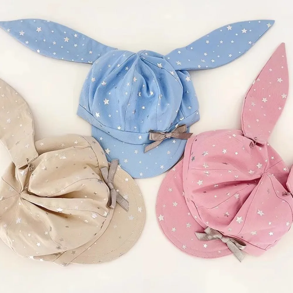 Versatile Cotton Silver Star Bowknot Cap Y2K Retro Detachable Rabbit Ears Hat Sunscreen Punk Bunny Ears Berets Cap Girl 
Versatile Cotton Silver Star Bowknot Cap Y2K Retro Detachable Rabbit Ears Hat Sunscreen Punk Bunny Ears Berets Cap Girl