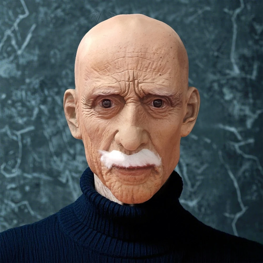 Realistic Bald Old Man Latex Masks Lifelike Halloween Cosplay Mask Carnival Party Props Masquerade Dress up Helmet Accessories
Realistic Bald Old Man Latex Masks Lifelike Halloween Cosplay Mask Carnival Party Props Masquerade Dress up Helmet Accessories