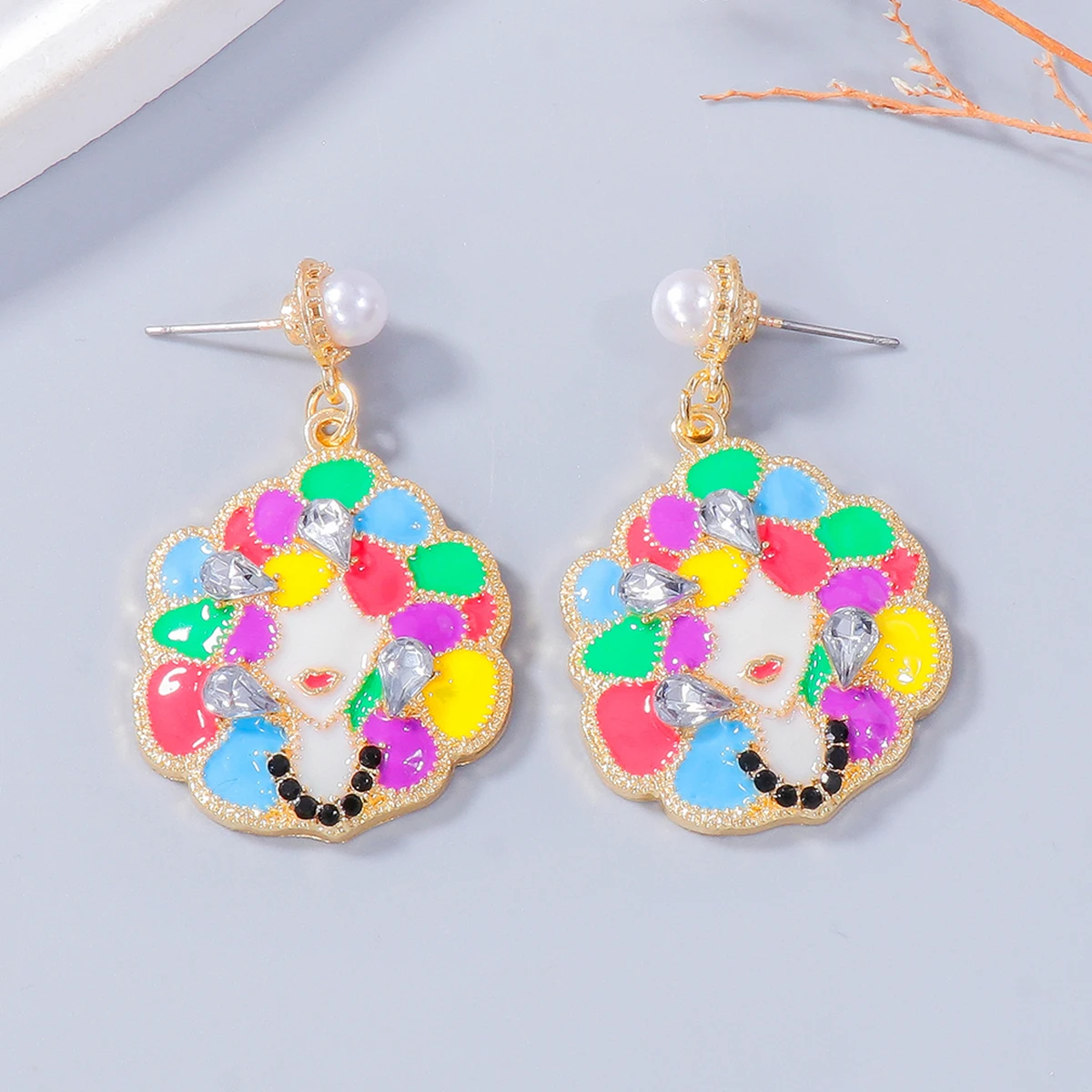 2024 New Modern Design Colorful Alloy Drop Oil Round Irregular Metal Enamel Earrings for Women Girls Fashion Jewelry Gifts
2024 New Modern Design Colorful Alloy Drop Oil Round Irregular Metal Enamel Earrings for Women Girls Fashion Jewelry Gifts