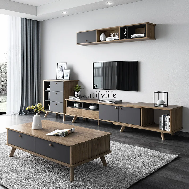 08Nordic style coffee table living room background wall cabinet simple modern unique
08Nordic style coffee table living room background wall cabinet simple modern unique