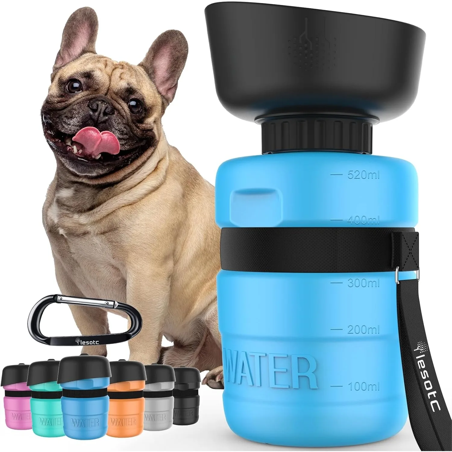 Dog Water Bottle With Bowl Portable Leak Proof Pet Travel Squeeze Bottle For Outdoor Walking Hiking Camping
Dog Water Bottle With Bowl Portable Leak Proof Pet Travel Squeeze Bottle For Outdoor Walking Hiking Camping