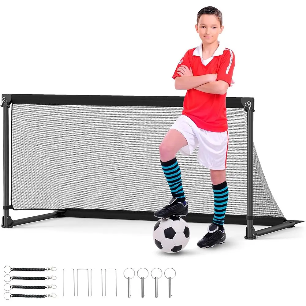 Portable Toddler Soccer Net with Metal Ground Stakes, Quick Setup, Foldable for Soccer Training and Outdoor Games
Portable Toddler Soccer Net with Metal Ground Stakes, Quick Setup, Foldable for Soccer Training and Outdoor Games