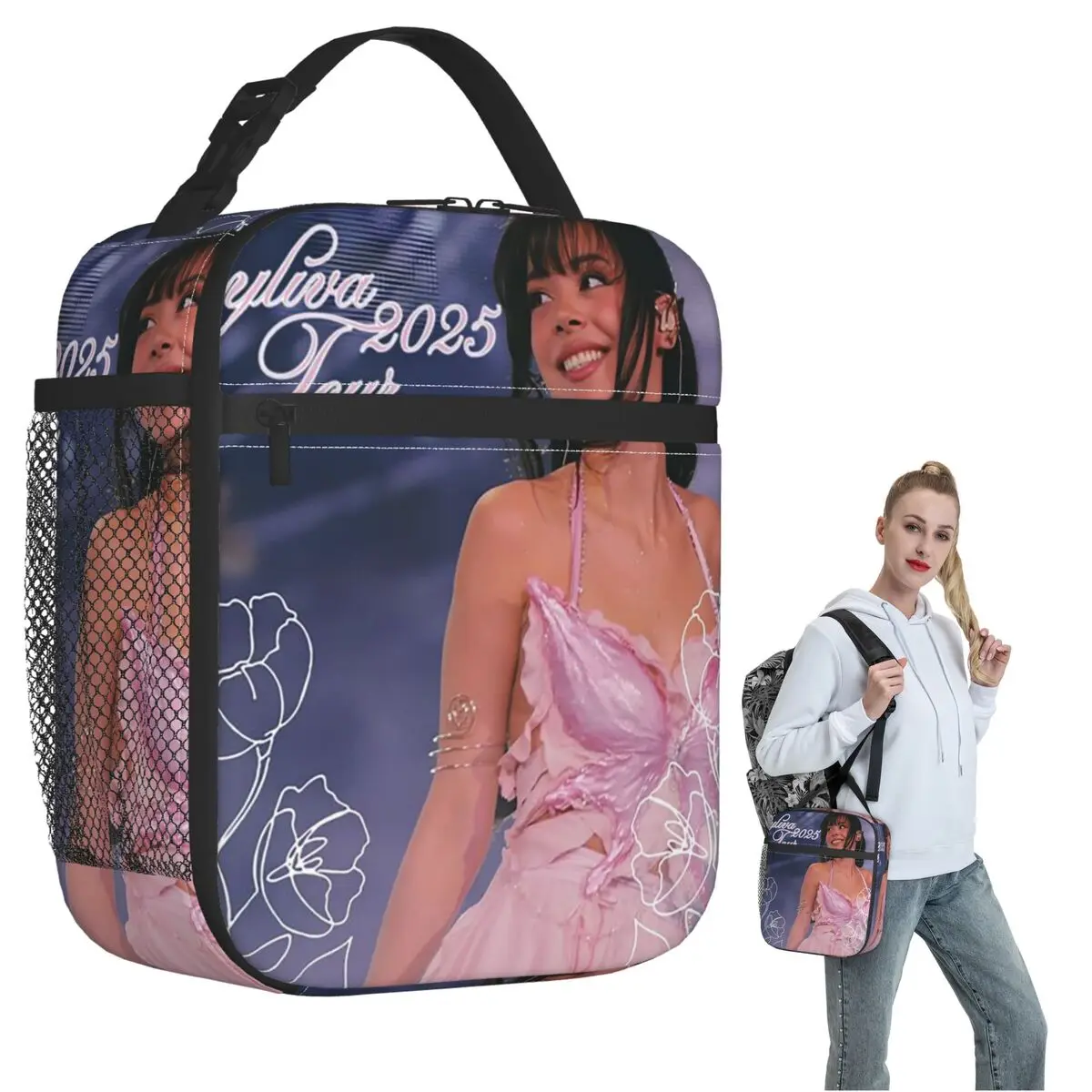 A-Ayliva Cool Singer Tour 2025 Insulated Lunch Bag for Women Children Portable Food Boxes Thermal Lunch Box Tote
A-Ayliva Cool Singer Tour 2025 Insulated Lunch Bag for Women Children Portable Food Boxes Thermal Lunch Box Tote