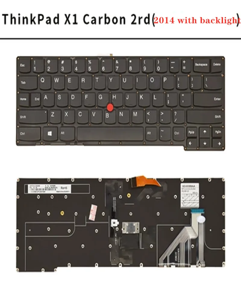 New for Lenovo Thinkpad X1 Carbon 2RD/3RD Various Years US Single Keyboard With backlight
New for Lenovo Thinkpad X1 Carbon 2RD/3RD Various Years US Single Keyboard With backlight
