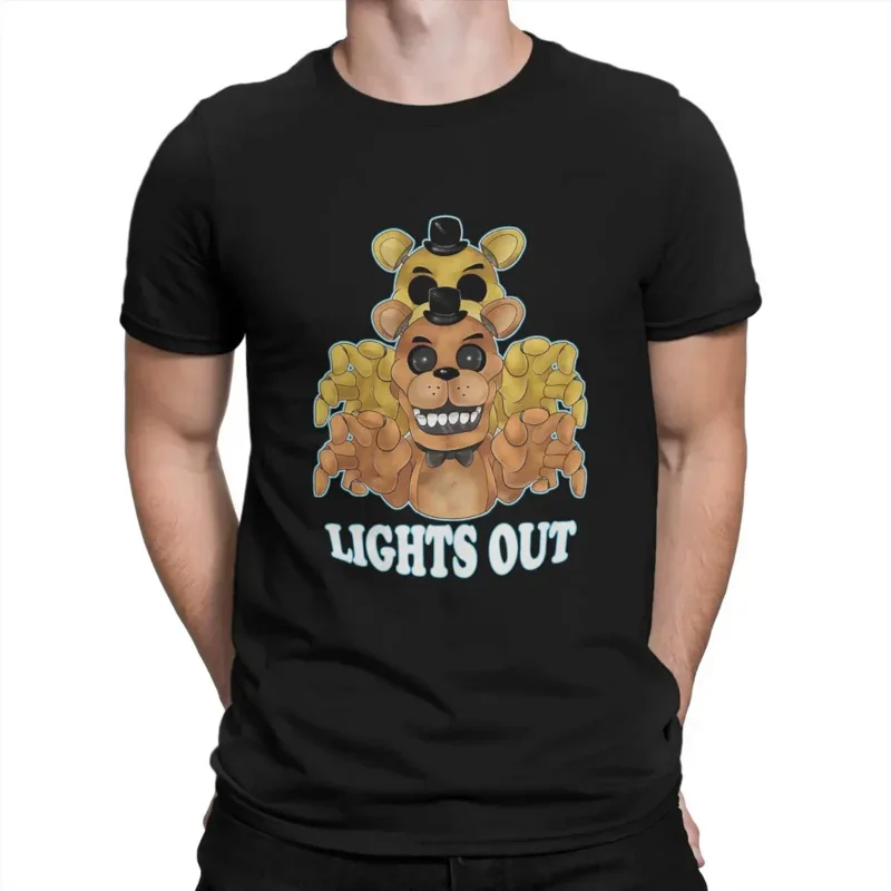 Lights Out T Shirt Men Funny T-Shirts Round Collar FNAF Tee Shirt Short Sleeve Clothing Original
Lights Out T Shirt Men Funny T-Shirts Round Collar FNAF Tee Shirt Short Sleeve Clothing Original