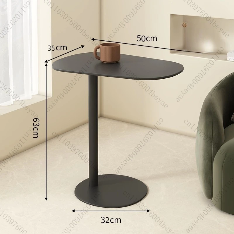 Living Room Sofa Coffee Table, Small Table Light Luxury Mini Unit End Table