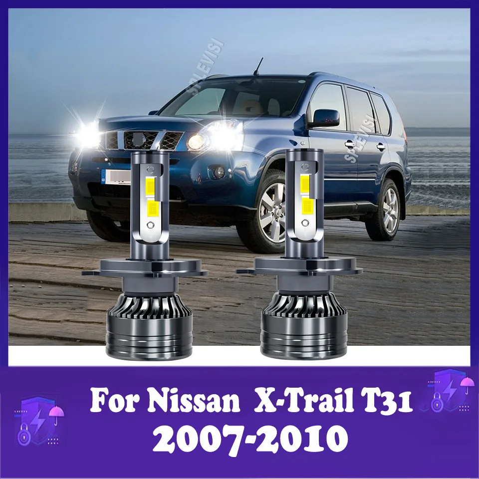 2Pcs High Bright LED Headlight H4 CSP Chip Turbo Lamp 6000K White bombillas led For NISSAN X-Trail T31 2007 2008 2009 2010
2Pcs High Bright LED Headlight H4 CSP Chip Turbo Lamp 6000K White bombillas led For NISSAN X-Trail T31 2007 2008 2009 2010