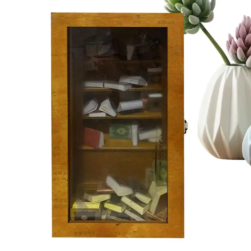 Creative Anti-Anxiety Bookshelf Tiny Bookshelf Ornament For Tiny Books Creative Mini Desktop Bookshelf Stress Relief Gift
Creative Anti-Anxiety Bookshelf Tiny Bookshelf Ornament For Tiny Books Creative Mini Desktop Bookshelf Stress Relief Gift