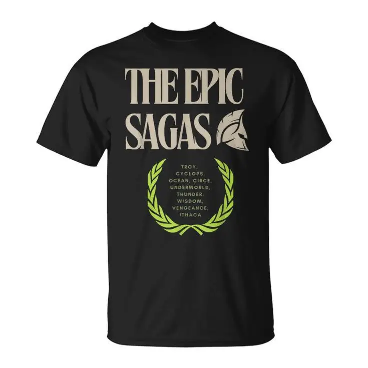 The Epic Sagas Gift Odysseus Musical T-Shirt Design Unisex Streetwear Cotton Summer Mens Women Top Tee Short Sleeve Clothing Y2k
The Epic Sagas Gift Odysseus Musical T-Shirt Design Unisex Streetwear Cotton Summer Mens Women Top Tee Short Sleeve Clothing Y2k