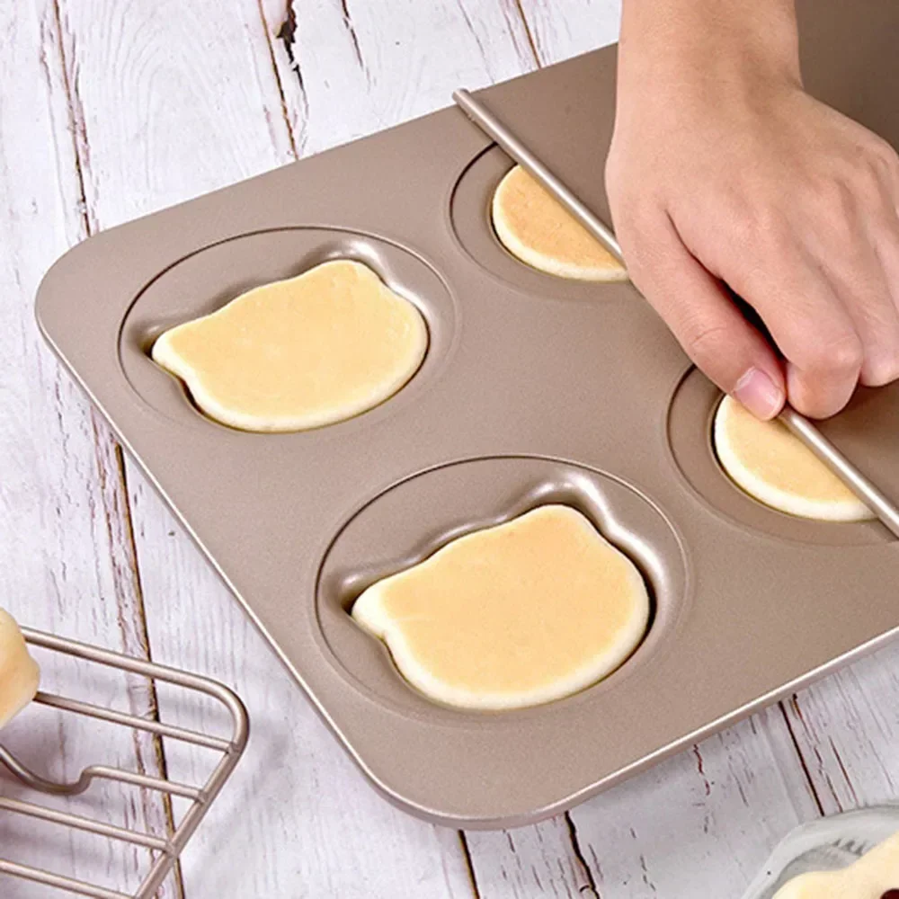 6 Cavity Cute Bakeware Baking Pan with Lid Cartoon Animal Shape Muffin Cakes Home DIY Baking Mold Carbon Steel Decoration Tool
6 Cavity Cute Bakeware Baking Pan with Lid Cartoon Animal Shape Muffin Cakes Home DIY Baking Mold Carbon Steel Decoration Tool