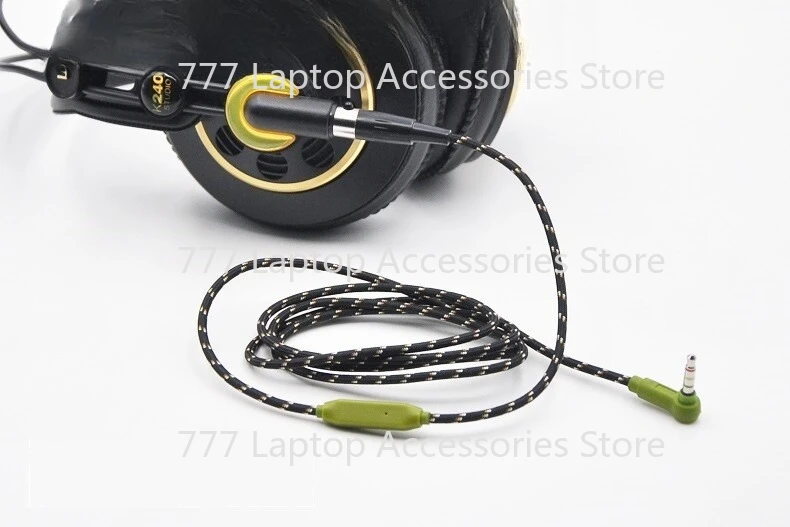 Nylon Audio Cable with mic For AKG K271 MKII MK2 K182 K175 K245 K371 headphones
Nylon Audio Cable with mic For AKG K271 MKII MK2 K182 K175 K245 K371 headphones