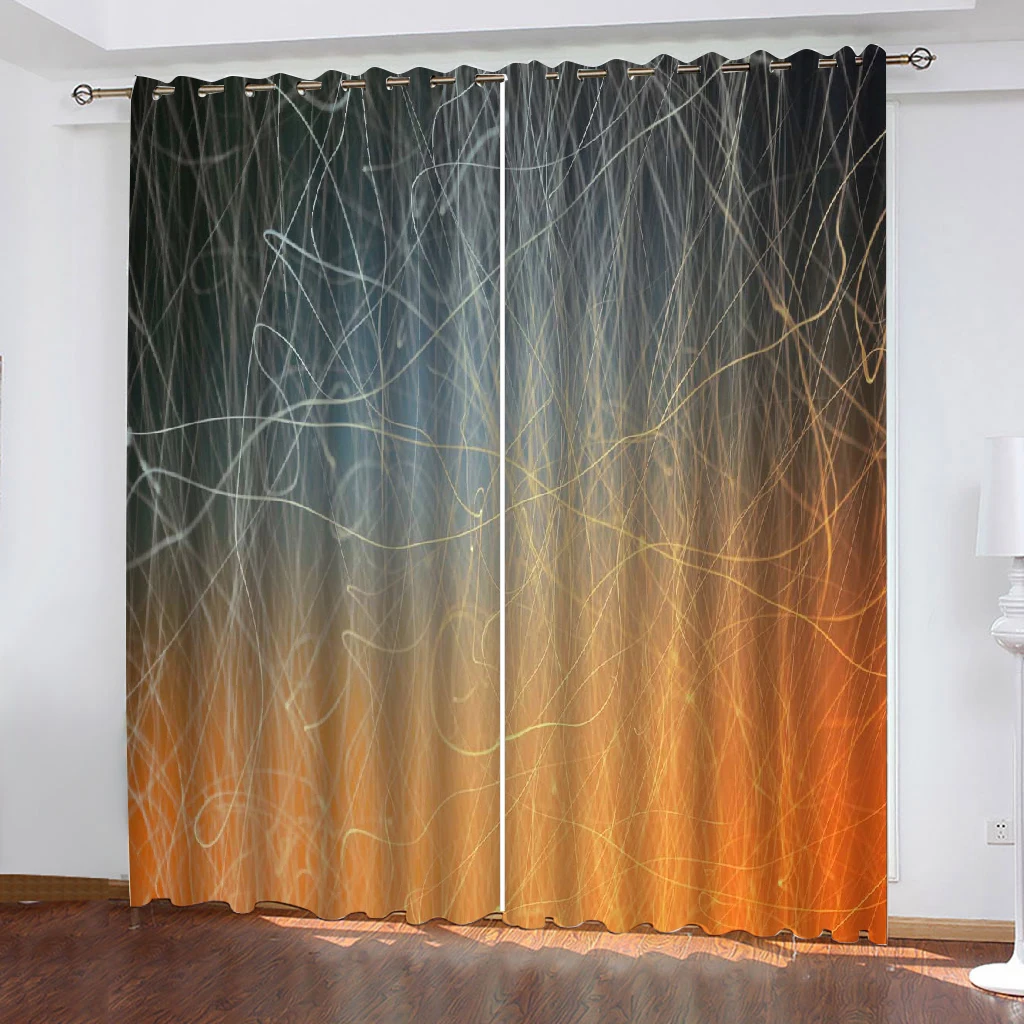 3D Curtain Printing Blockout Polyester Photo Drapes Fabric For Room Bedroom Window Yellow lines D cor Decoration curtains
3D Curtain Printing Blockout Polyester Photo Drapes Fabric For Room Bedroom Window Yellow lines D cor Decoration curtains