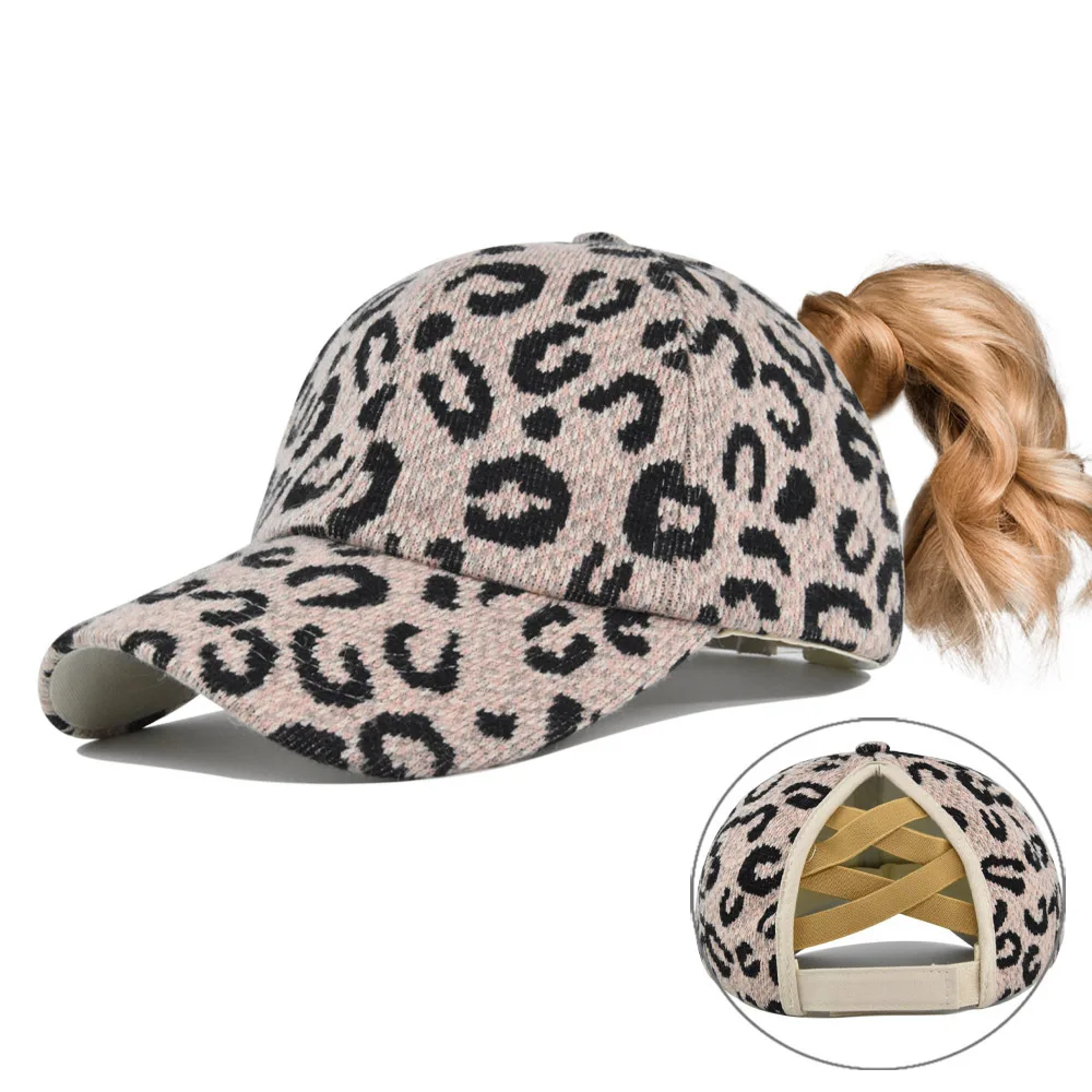 Washed Cotton Golf Dad Hat Winter Leopard Print Trendy Open Top Ponytail Distressed Baseball Cap Versatile Sun Hat
Washed Cotton Golf Dad Hat Winter Leopard Print Trendy Open Top Ponytail Distressed Baseball Cap Versatile Sun Hat