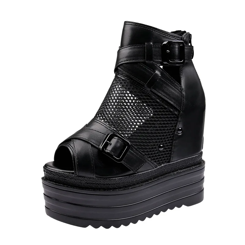 Women 13cm Super High Wedge Sandals Platform Thick Sole Cross Strap Open Toe Summer Beach Sandals Height Non Slip Shoes
Women 13cm Super High Wedge Sandals Platform Thick Sole Cross Strap Open Toe Summer Beach Sandals Height Non Slip Shoes