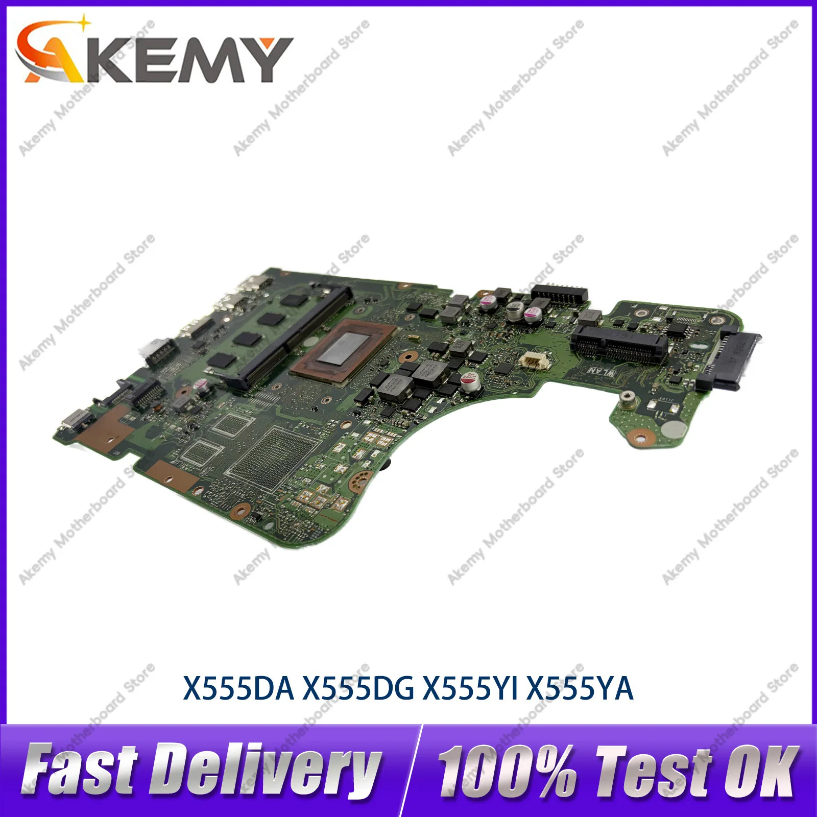 X555DA Laptop Motherboard For ASUS VivoBook X555DA X555D X555DG X555YA A555D K555D X555YI Mainboard With A4 A6 A8 A10 A12 CPU
X555DA Laptop Motherboard For ASUS VivoBook X555DA X555D X555DG X555YA A555D K555D X555YI Mainboard With A4 A6 A8 A10 A12 CPU