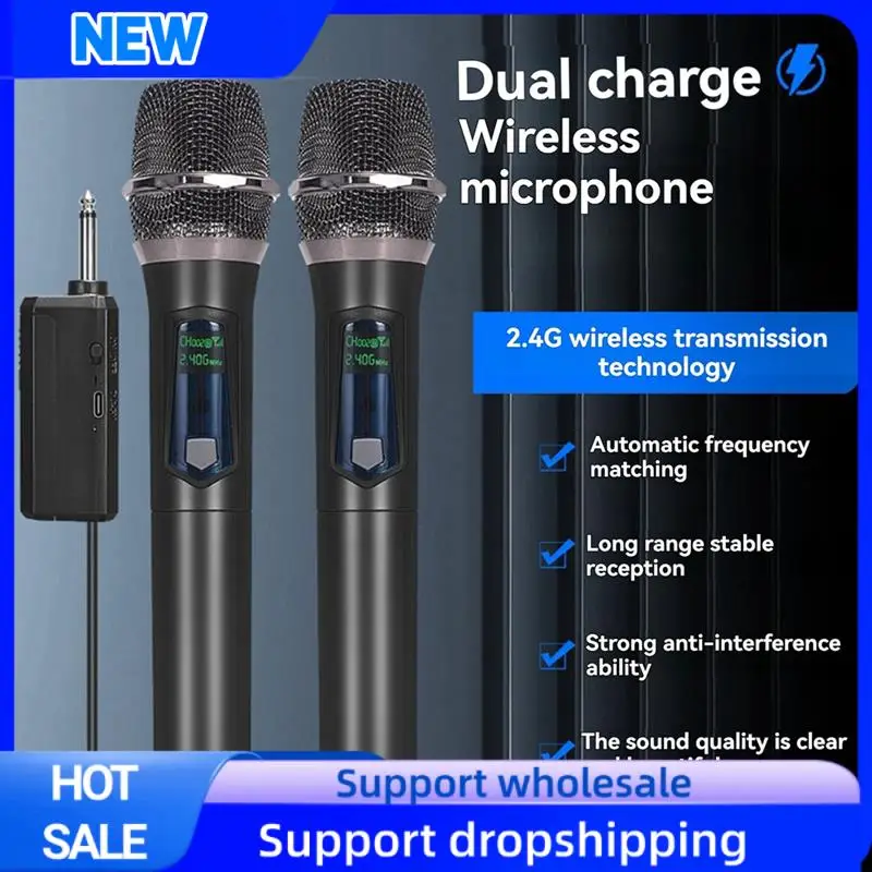 Optimal Wireless Microphone Handheld Professional Microphone Suitable For Singing, Party, Performance, Meeting Room, Home
Optimal Wireless Microphone Handheld Professional Microphone Suitable For Singing, Party, Performance, Meeting Room, Home