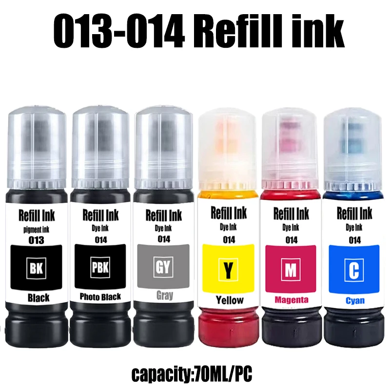 Комплект чернил для заправки Epson 013 014 для принтеров Epson L8168 L8188, пигментные чернила, чернила для заправки.
Комплект чернил для заправки Epson 013 014 для принтеров Epson L8168 L8188, пигментные чернила, чернила для заправки.