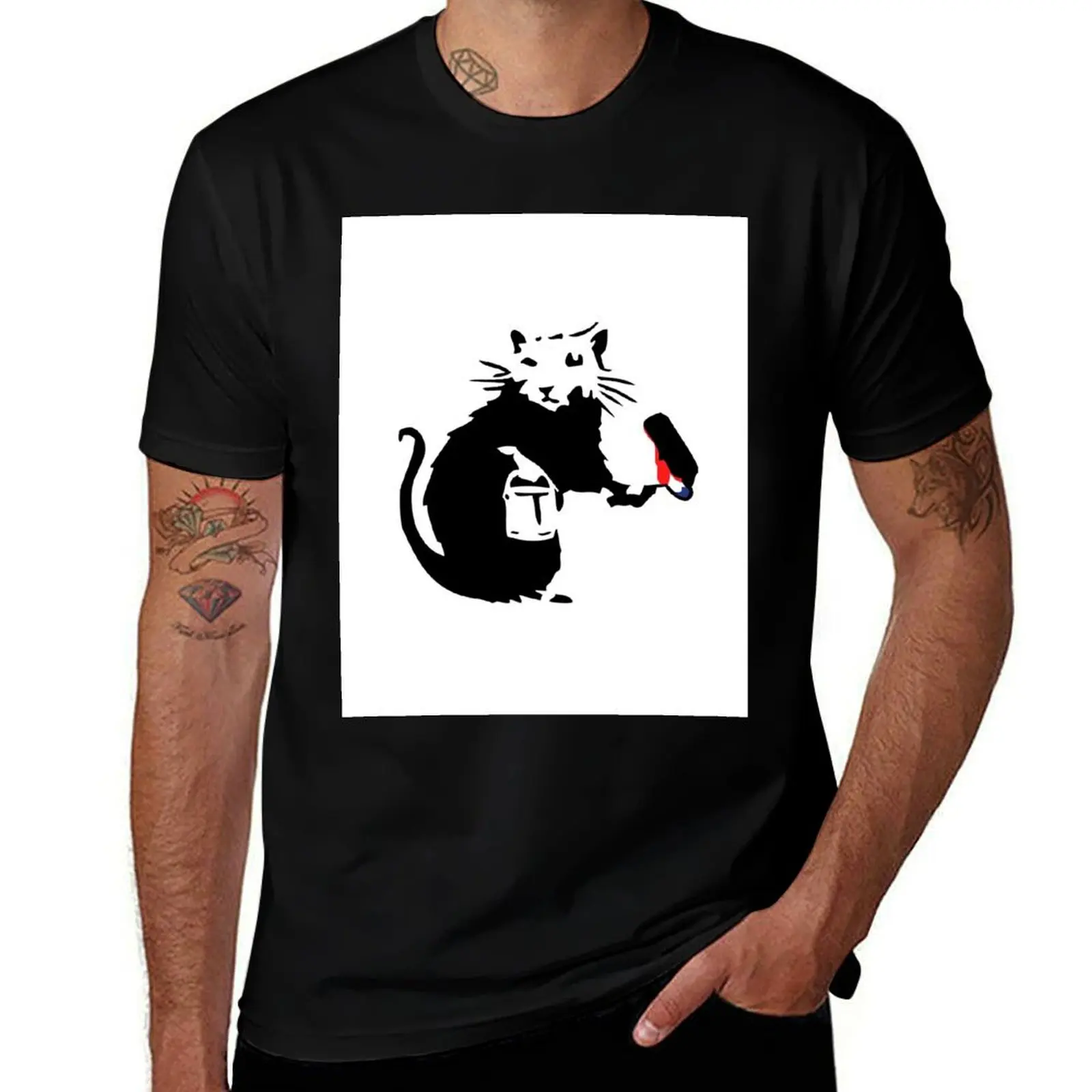 Banksy Graffiti Rat Artist T-Shirt Personalized t-shirt tees customs black t-shirts for men
Banksy Graffiti Rat Artist T-Shirt Personalized t-shirt tees customs black t-shirts for men