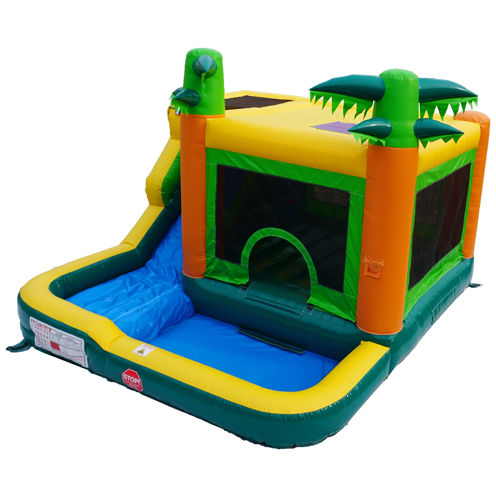 HapCap Bounce House Water Slide Combo with Blower for Kids or Adults,PVC Semi Commercial,Outdoor Birthday Party,15' x 13'x 9.4'
HapCap Bounce House Water Slide Combo with Blower for Kids or Adults,PVC Semi Commercial,Outdoor Birthday Party,15' x 13'x 9.4'