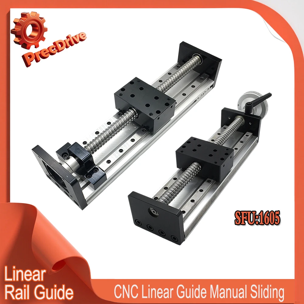 60Kg Load Electric/Manual Linear Rail CNC Ball Screw Sliding Table SFU1605 Linear Guide Stage XYZ Axis Motion Module
60Kg Load Electric/Manual Linear Rail CNC Ball Screw Sliding Table SFU1605 Linear Guide Stage XYZ Axis Motion Module