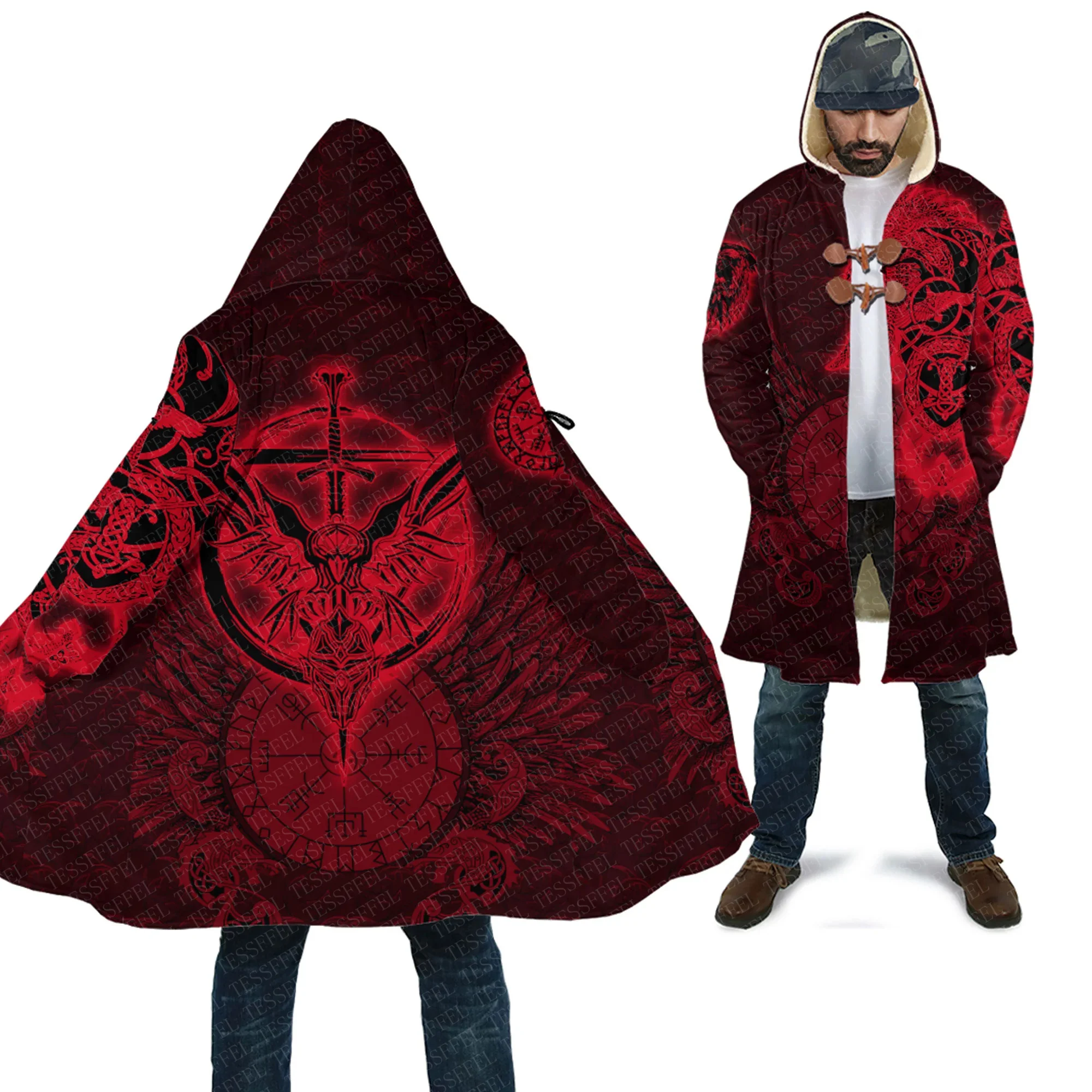 Cosplay Fenrir Norse Mythology Odin God Wolf Tattoo Retro Vintage Harajuku 3D Print Winter Overcoat Cloak Hoody Causal Cape X8
Cosplay Fenrir Norse Mythology Odin God Wolf Tattoo Retro Vintage Harajuku 3D Print Winter Overcoat Cloak Hoody Causal Cape X8