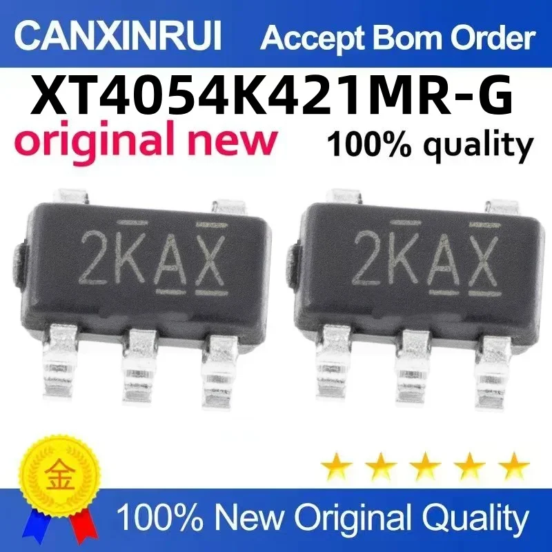 (5-100 pieces)Brand new original XT4054K421MR-G silk screen 2KAX patch SOT23-5L lithium battery charging chip
(5-100 pieces)Brand new original XT4054K421MR-G silk screen 2KAX patch SOT23-5L lithium battery charging chip