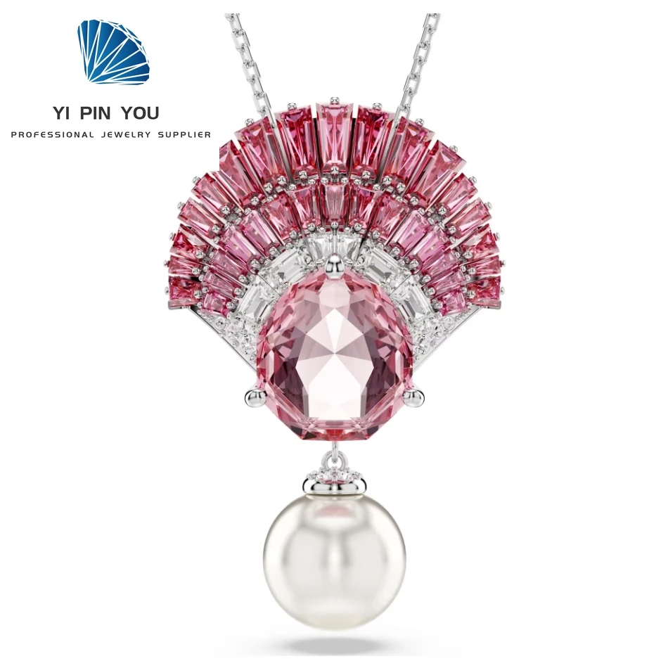 High Quality High-end S925 Pearl Shell Zircon Earring Necklace Pendant - Commemorative Gift
High Quality High-end S925 Pearl Shell Zircon Earring Necklace Pendant - Commemorative Gift