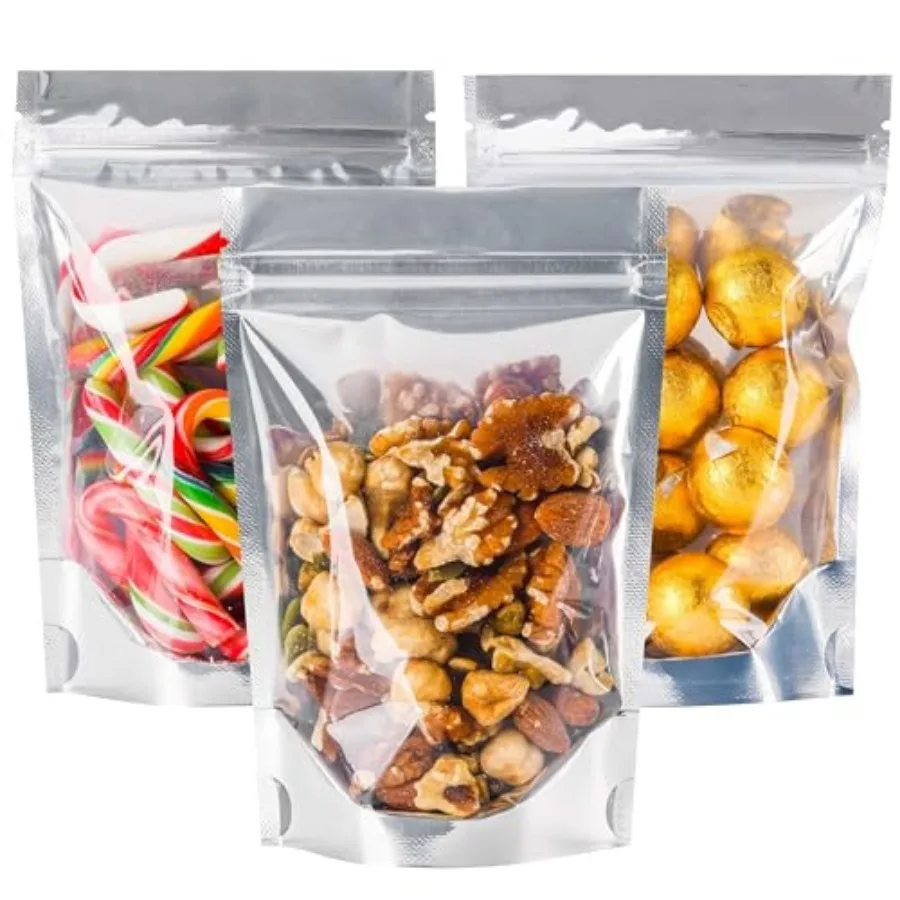 00 PACK 4x6 Mylar Bags for Food Storage Resealable Stand Up Bags for Small Business Packaging Supplies Clear Foil Food Storage
00 PACK 4x6 Mylar Bags for Food Storage Resealable Stand Up Bags for Small Business Packaging Supplies Clear Foil Food Storage