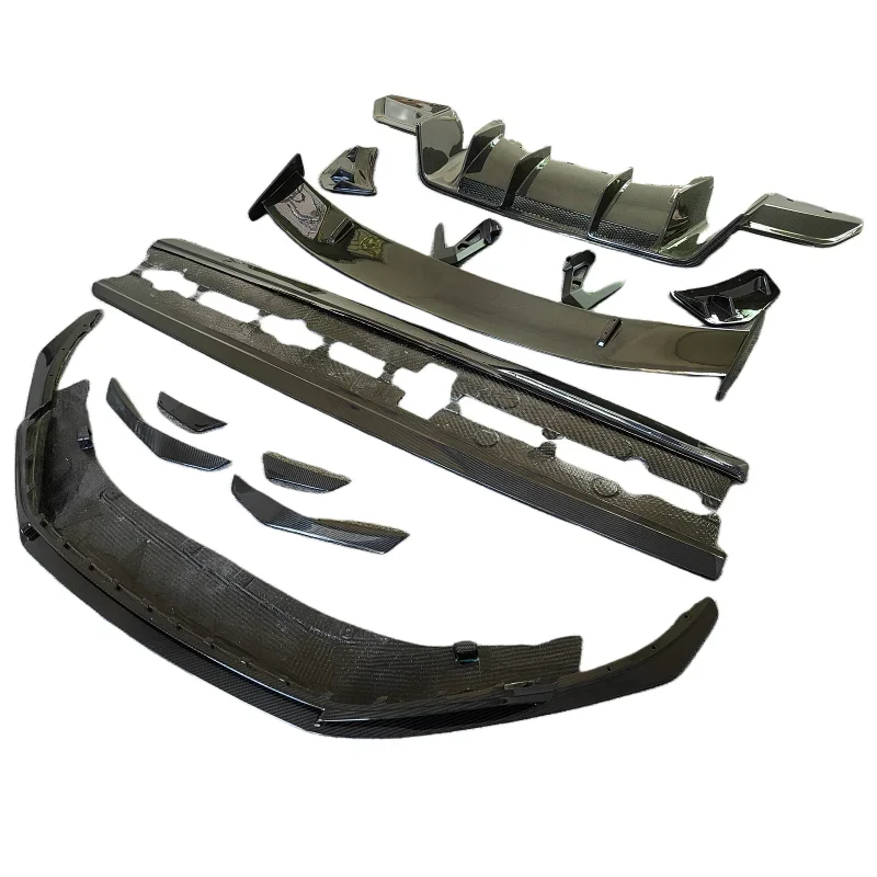 Carbon fiber car accessories, front bumper front lip rear diffuser rear luggage compartment wing for Audi R8 body kit
Carbon fiber car accessories, front bumper front lip rear diffuser rear luggage compartment wing for Audi R8 body kit
