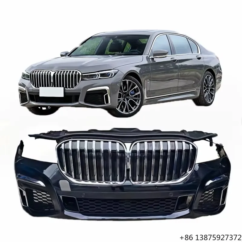 Front Bumper Kit with Grille & Headlights for 7 Series G11 LCi Auto Parts Front Radiator
Front Bumper Kit with Grille & Headlights for 7 Series G11 LCi Auto Parts Front Radiator