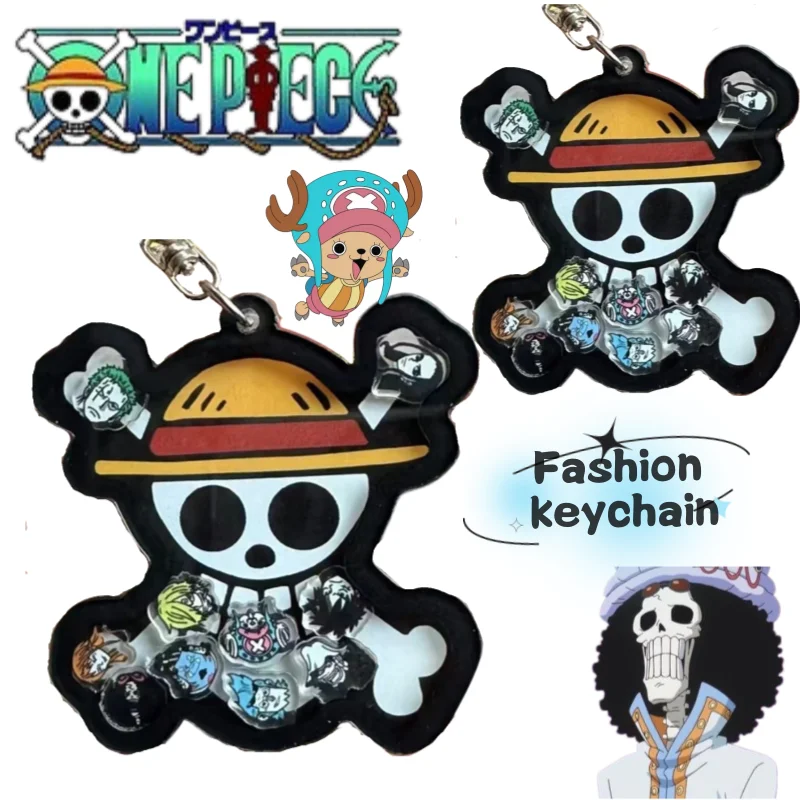 Cartoon personality One Piece Brook keychain , new creative design, high-appearance, portable accessory for student backpacks
Cartoon personality One Piece Brook keychain , new creative design, high-appearance, portable accessory for student backpacks