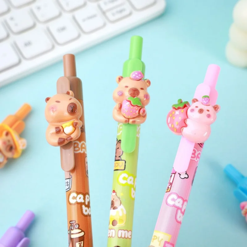 36PCS/ лот KAWAII CAPYBARA пресса гель Пен мило 0,5 мм черные чернила нейтральные ручки подарочные канцелярские принадлежности канцелярские школьные принадлежности
36PCS/ лот KAWAII CAPYBARA пресса гель Пен мило 0,5 мм черные чернила нейтральные ручки подарочные канцелярские принадлежности канцелярские школьные принадлежности