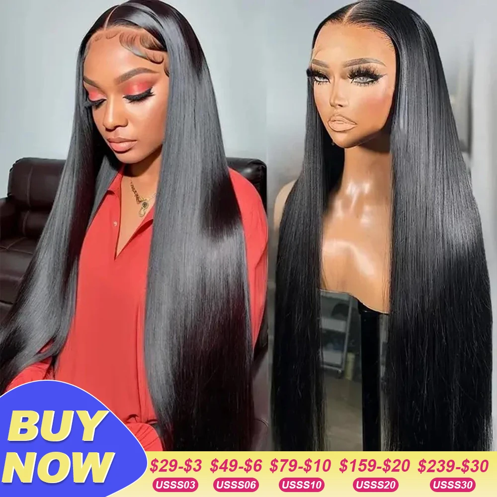 HD Lace Wigs 13x4 Lace Frontal Straight Hair Wigs For Women Pre Plucked Bleached Knots 200% Density Natural Black Hair Wigs
HD Lace Wigs 13x4 Lace Frontal Straight Hair Wigs For Women Pre Plucked Bleached Knots 200% Density Natural Black Hair Wigs