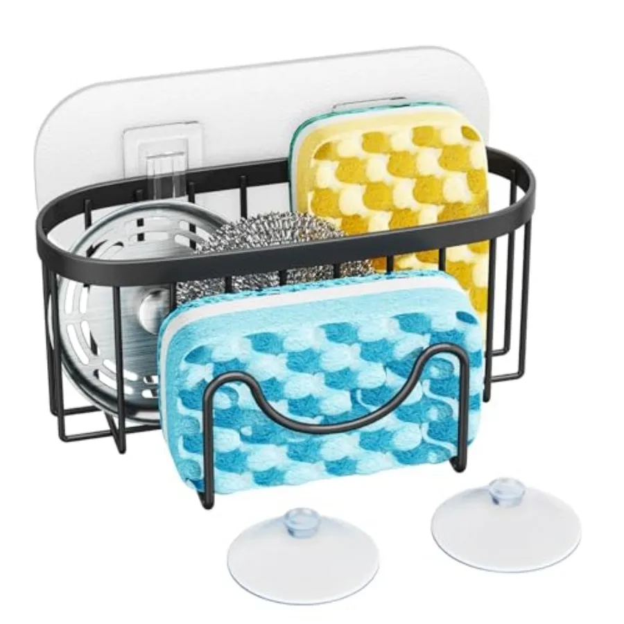 Multifunctional Sponge Unique, 2 Installation Methods Kitchen Sink Caddy Organizer, Rustproof Stainless Steel Kitchen Organizer
Multifunctional Sponge Unique, 2 Installation Methods Kitchen Sink Caddy Organizer, Rustproof Stainless Steel Kitchen Organizer