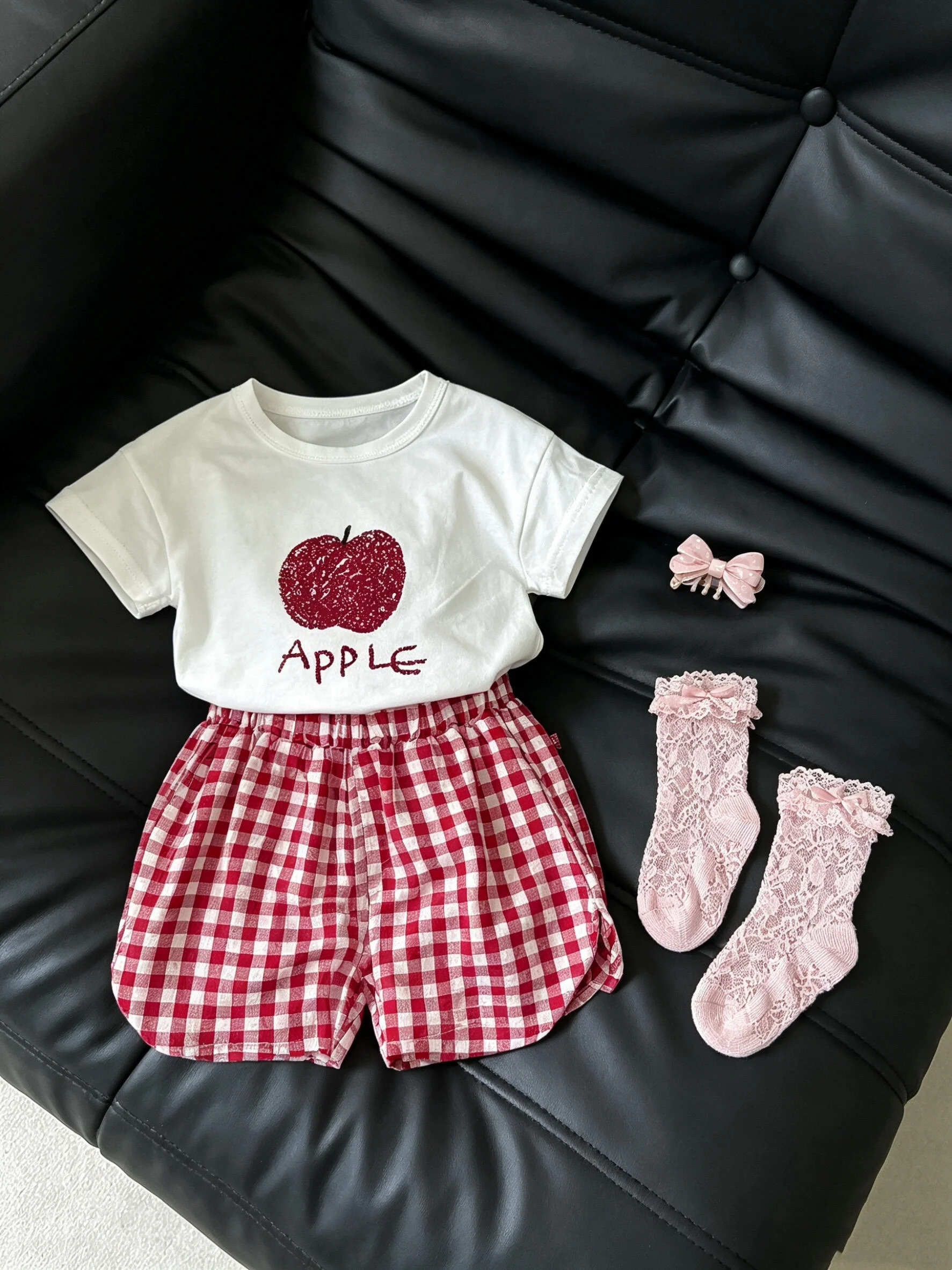 Girls Short Sleeve Print Outfit Thin Summer Two-Piece Set Fruit Design Korean Style Children's Clothing Baby Clothes
Girls Short Sleeve Print Outfit Thin Summer Two-Piece Set Fruit Design Korean Style Children's Clothing Baby Clothes
