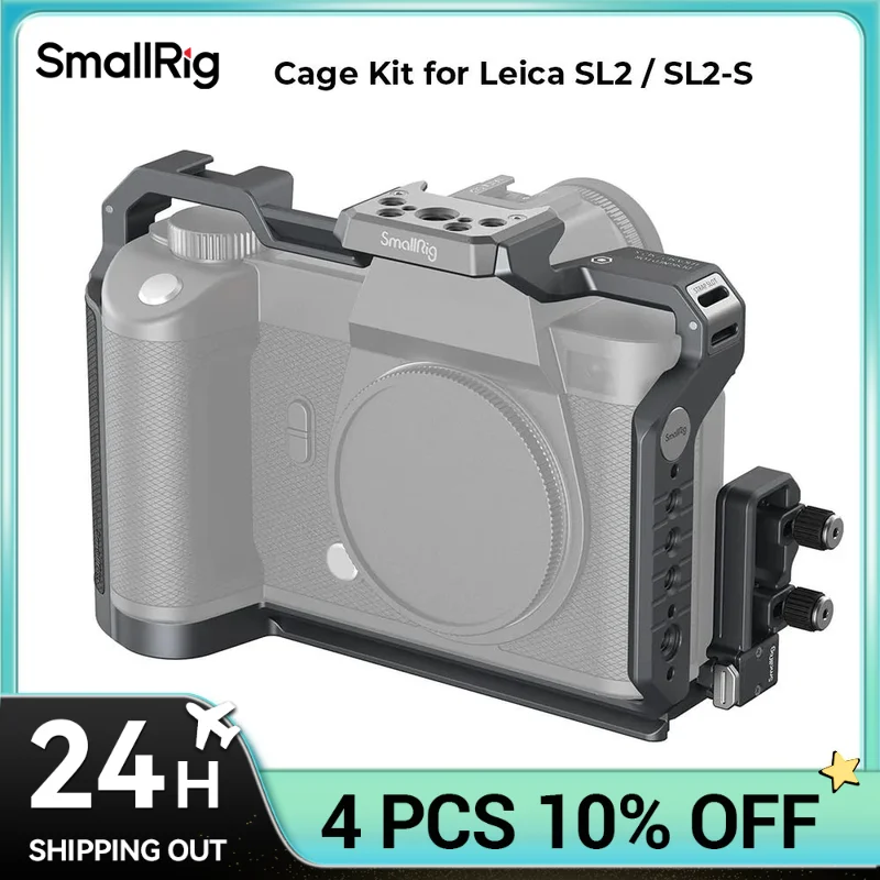 SmallRig Cage Kit for Leica SL2 / SL2-S Full Camera Cage with One-Touch Release Cable Clamp,Arca-Swiss Plate,Multiple Mount Port
SmallRig Cage Kit for Leica SL2 / SL2-S Full Camera Cage with One-Touch Release Cable Clamp,Arca-Swiss Plate,Multiple Mount Port