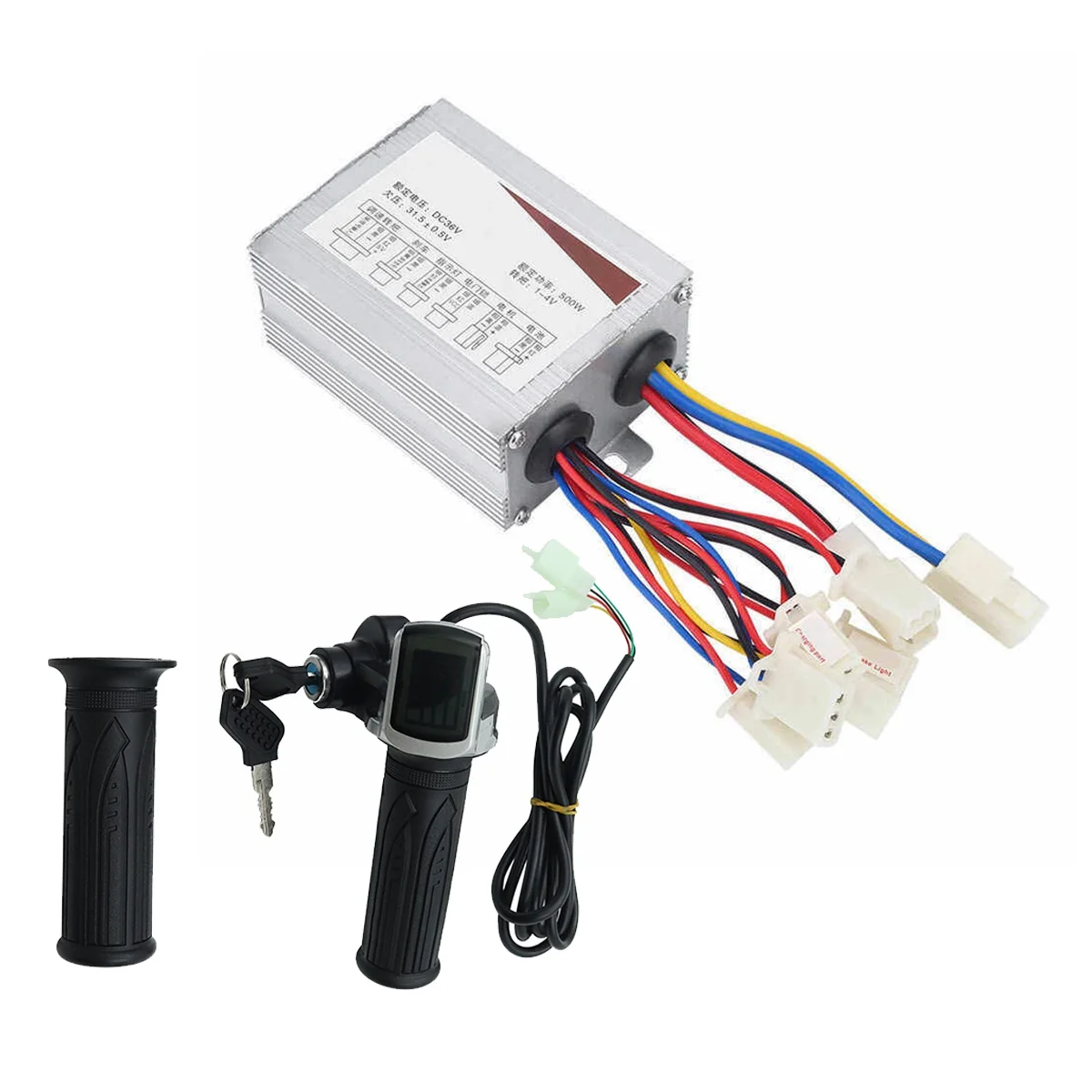 500W Electric Scooter Brushed Controller Motor+Throttle Twist Grip for E-Bike Electric Scooter Bicycle(36V)
500W Electric Scooter Brushed Controller Motor+Throttle Twist Grip for E-Bike Electric Scooter Bicycle(36V)