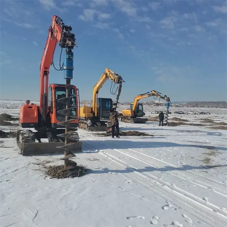 Quick Change Auger for Excavator Hydraulic Drive for Urban Farm Use Pole Foundation Excavator Auger Drive
Quick Change Auger for Excavator Hydraulic Drive for Urban Farm Use Pole Foundation Excavator Auger Drive