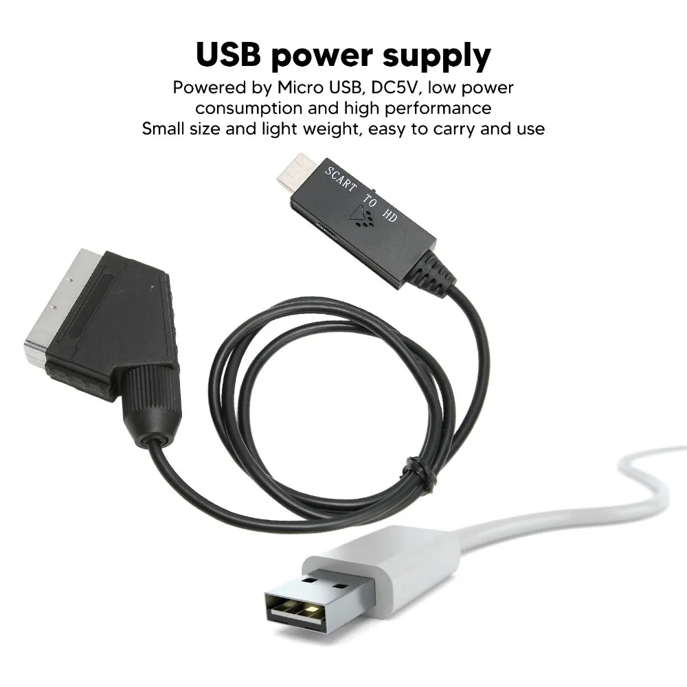 HD 1080P SCART to HD Multimedia Adapter Plug and Play SCART to HD Multimedia Interface Converter Video Connection Cable
HD 1080P SCART to HD Multimedia Adapter Plug and Play SCART to HD Multimedia Interface Converter Video Connection Cable