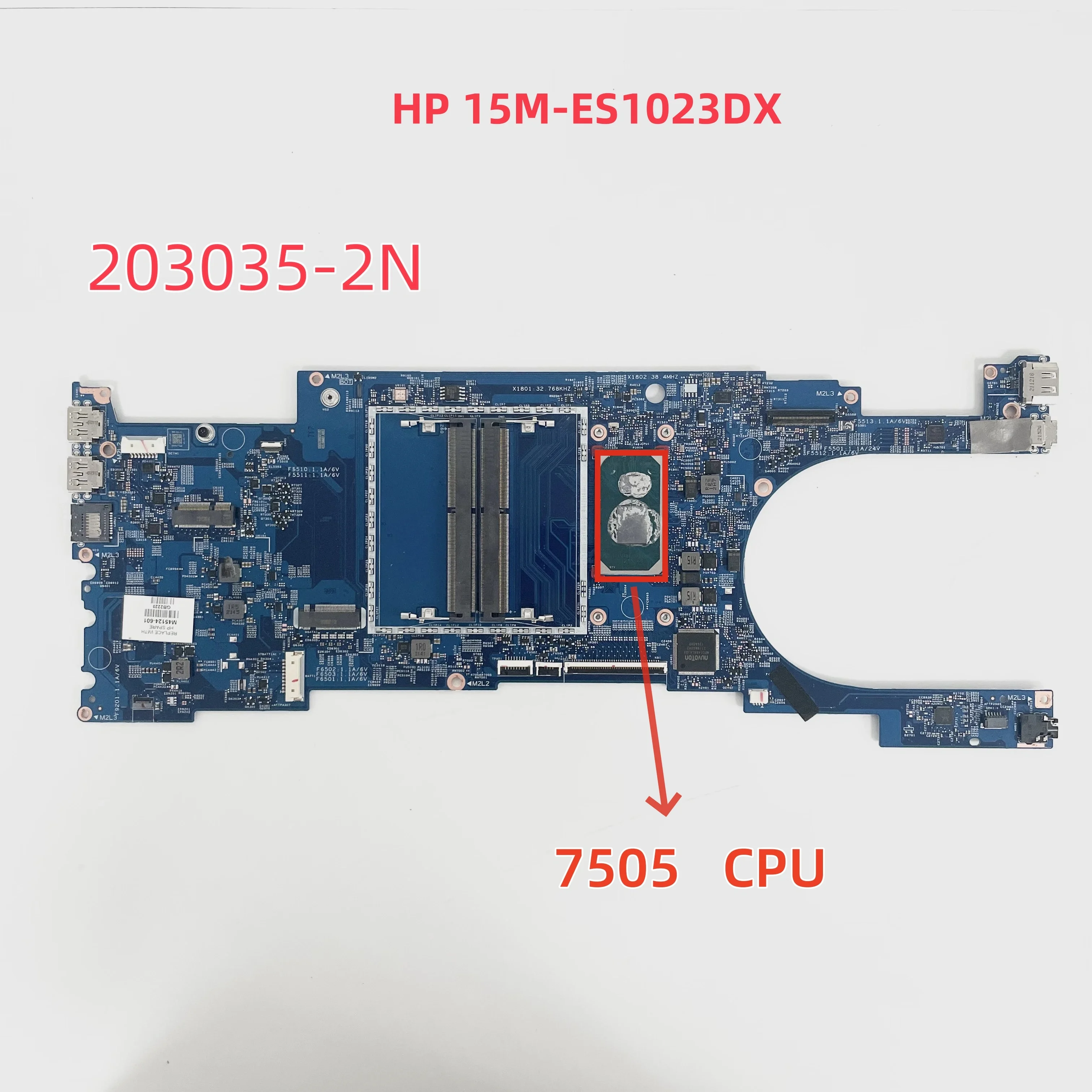 Hp Pavilion X360 15inch Laptop Motherboard 203035-2N, Cpu: 7505, 100% Qualified Test
Hp Pavilion X360 15inch Laptop Motherboard 203035-2N, Cpu: 7505, 100% Qualified Test