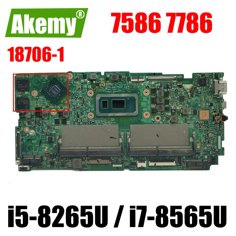 For DELL Inspiron 7586 7786 Laptop Motherboard 18706-1 i7-8565U MX150 CN-0C6KN0 0C6KN0 Notebook Mainboard Tested inspiron
For DELL Inspiron 7586 7786 Laptop Motherboard 18706-1 i7-8565U MX150 CN-0C6KN0 0C6KN0 Notebook Mainboard Tested inspiron