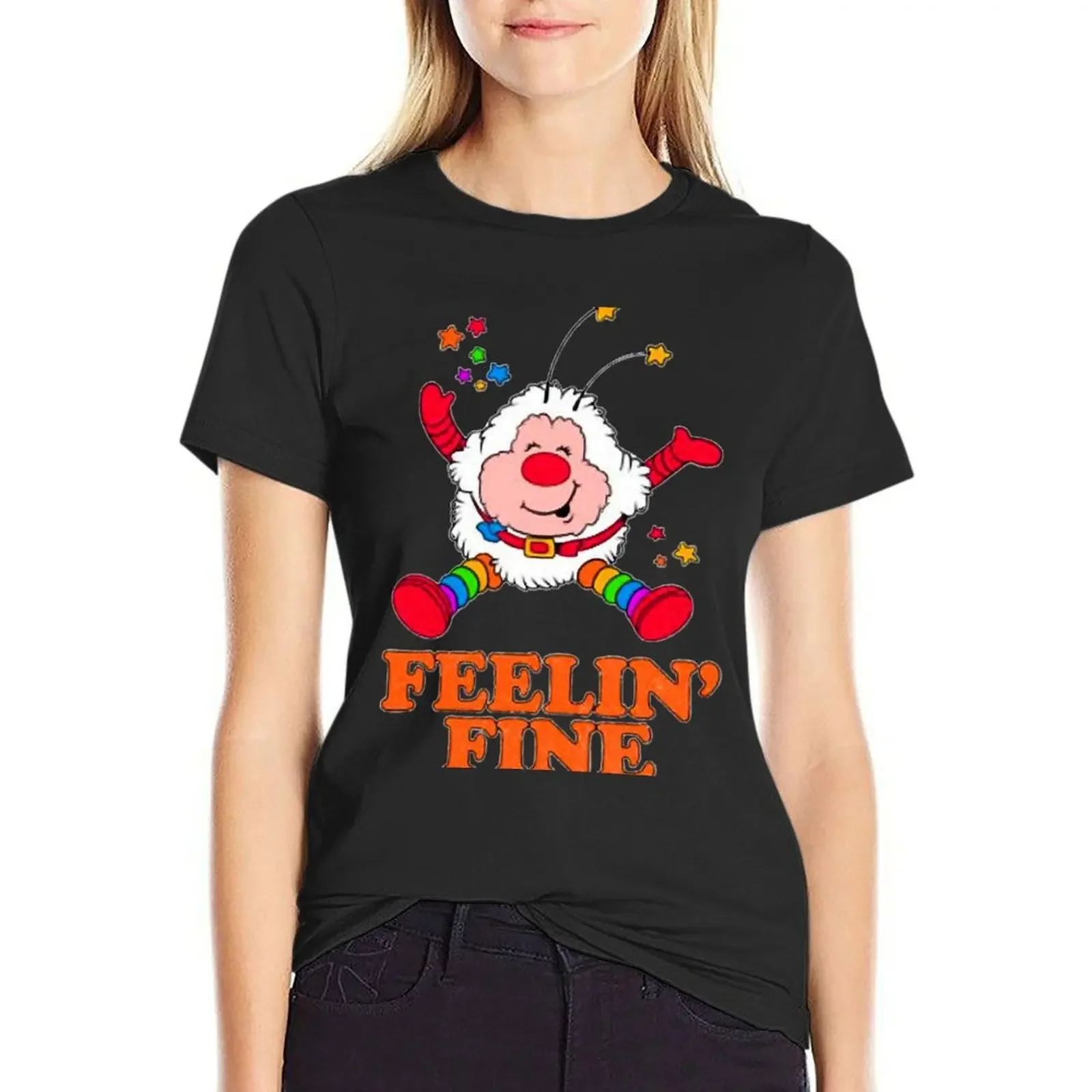 Feelin Fine T-Shirt animal print plus size tops anime clothes Female clothing workout shirts for Women loose fit
Feelin Fine T-Shirt animal print plus size tops anime clothes Female clothing workout shirts for Women loose fit