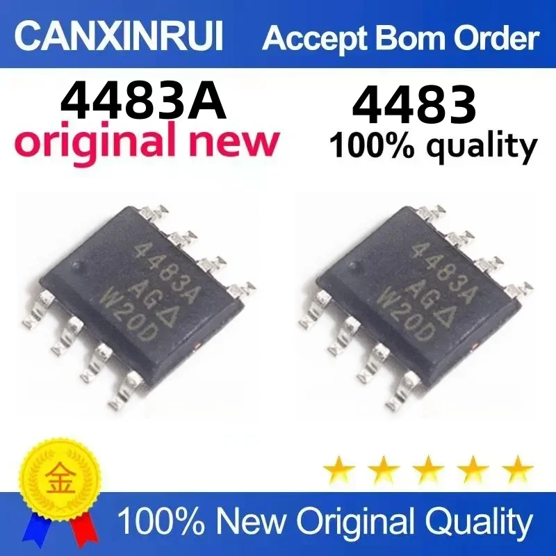 (5-100 pieces)SI4483ADY 4483A SI4483 Field Effect Transistor P-channel 30V 19.2A SOP8 Chip IC
(5-100 pieces)SI4483ADY 4483A SI4483 Field Effect Transistor P-channel 30V 19.2A SOP8 Chip IC
