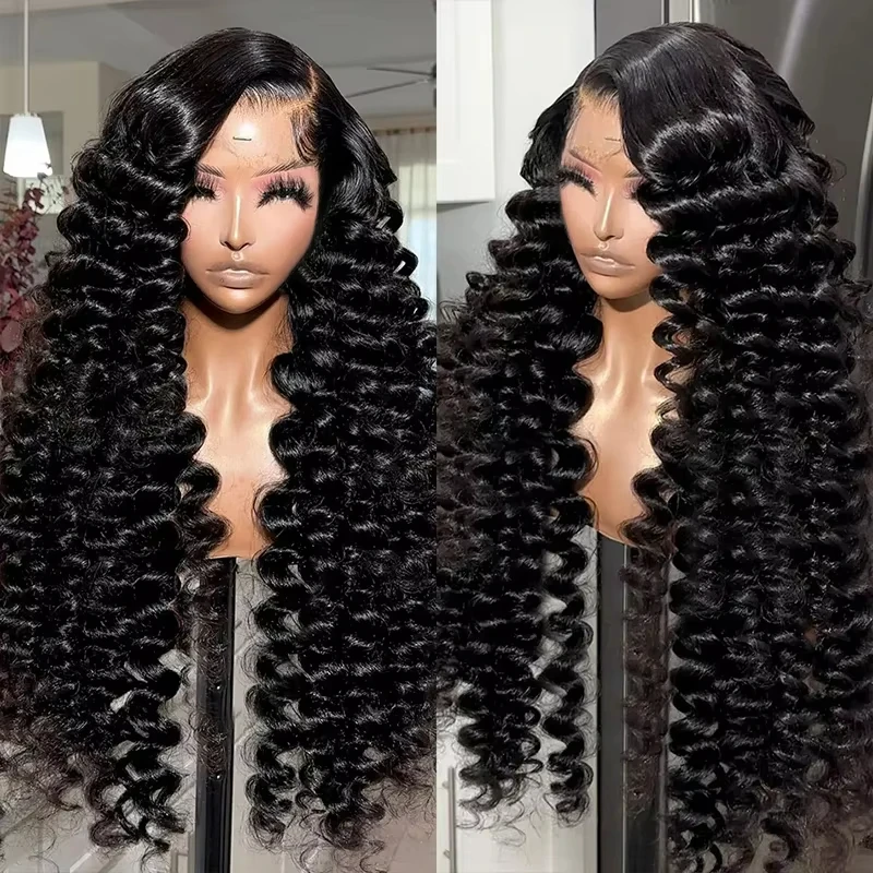 Mossily Loose Wave 13x6 Lace Front Human Hair Wig 30 36 Inches Brazilian Water Deep Wave Wigs For Women 13x4 HD Lace Frontal Wig
Mossily Loose Wave 13x6 Lace Front Human Hair Wig 30 36 Inches Brazilian Water Deep Wave Wigs For Women 13x4 HD Lace Frontal Wig