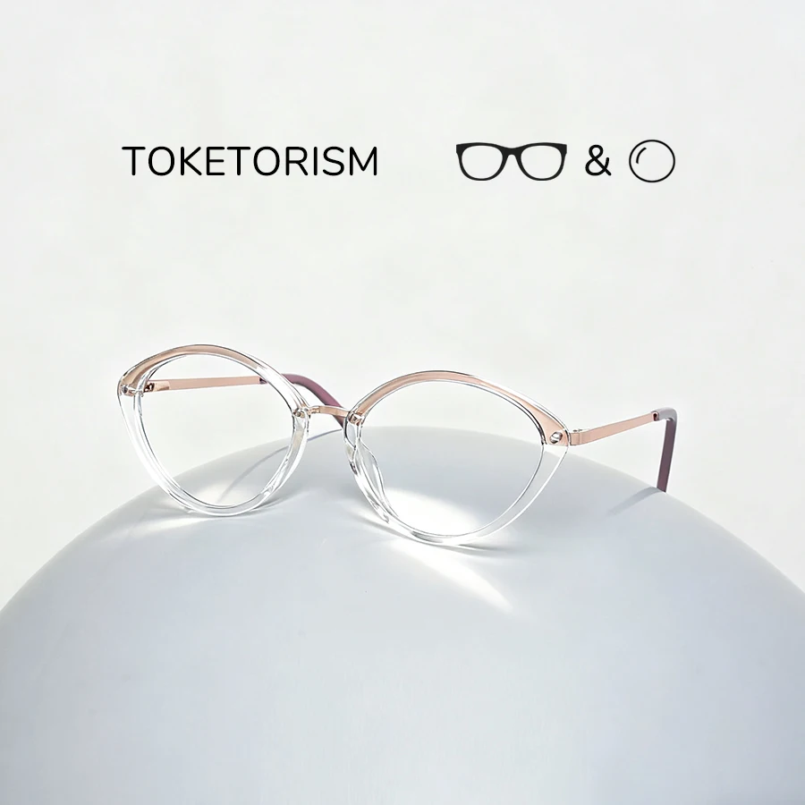 Toketorism Oval Transparent Frame Women's Progressive Custom Eyeglasses Anti Blue Prescription Glasses
Toketorism Oval Transparent Frame Women's Progressive Custom Eyeglasses Anti Blue Prescription Glasses