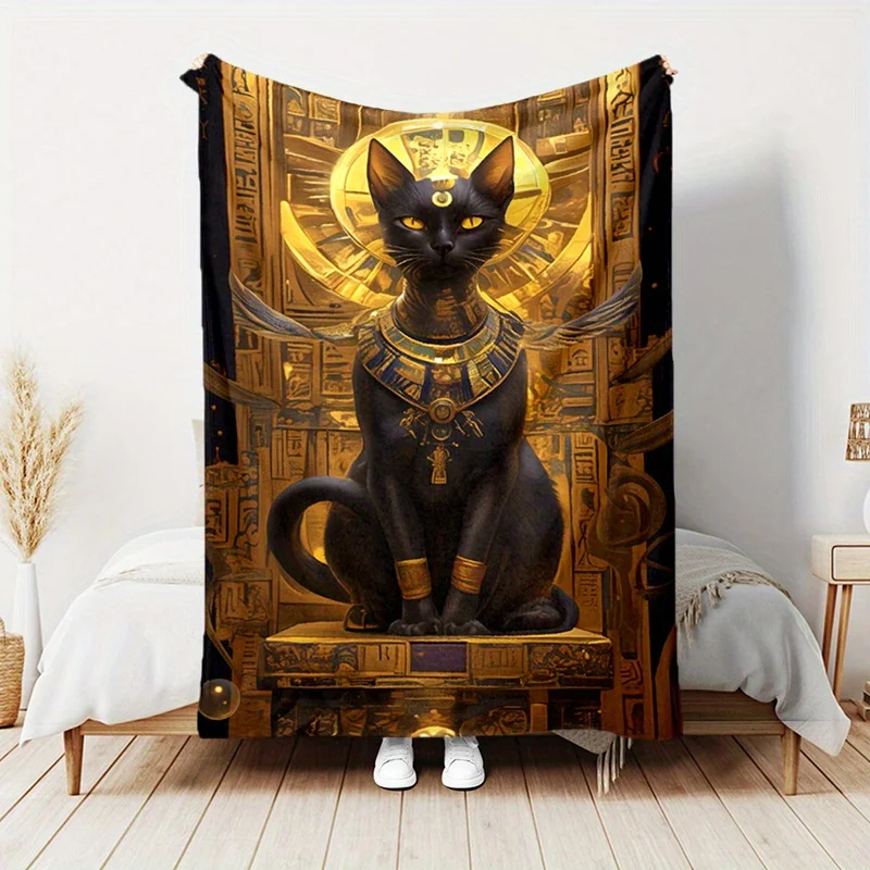 Vintage Egyptian Black Cat Flannel Blanket – Soft Lightweight Throw, Animal & Floral Design, Ideal for Sofa, Bed & Travel
Vintage Egyptian Black Cat Flannel Blanket – Soft Lightweight Throw, Animal & Floral Design, Ideal for Sofa, Bed & Travel