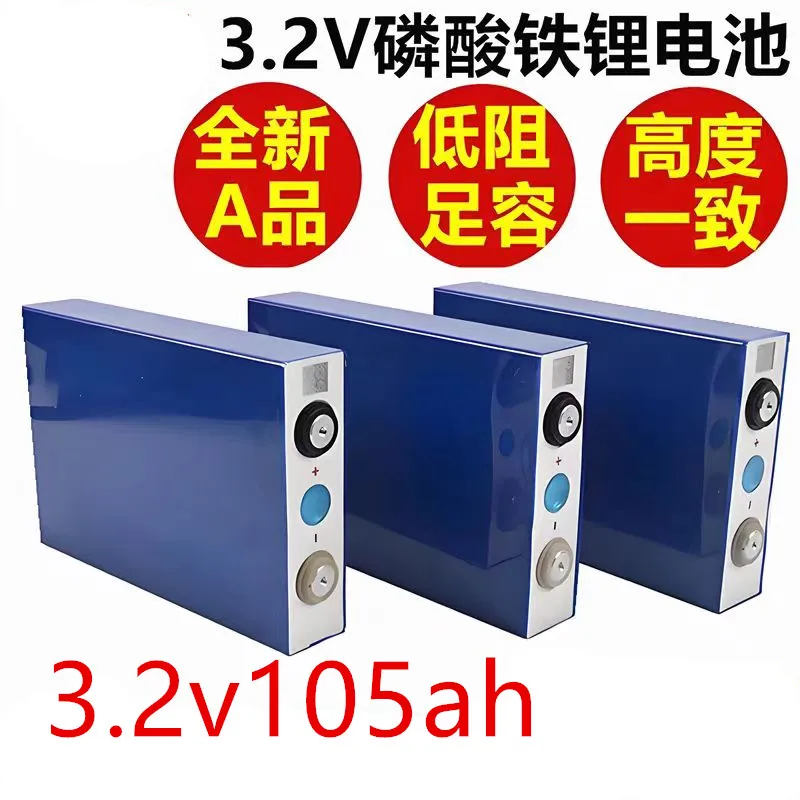 EVE 3.2V 105Ah Lifepo4 Battery Cells High Capacity Intact QR Code Lithium Iron Phosphate for DIY Battery
EVE 3.2V 105Ah Lifepo4 Battery Cells High Capacity Intact QR Code Lithium Iron Phosphate for DIY Battery