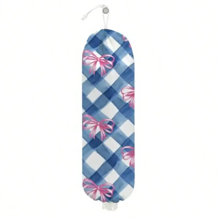 Pink Bow Plastic Bag Holder For Kitchen Essentials Wall Mount Grocery Bag Holder For Plastic Bags Blue White Plaid Reusable Shopping Bags Storage Dispenser For Home Kitchen Pantry 22.5x9 Inch
Pink Bow Plastic Bag Holder For Kitchen Essentials Wall Mount Grocery Bag Holder For Plastic Bags Blue White Plaid Reusable Shopping Bags Storage Dispenser For Home Kitchen Pantry 22.5x9 Inch