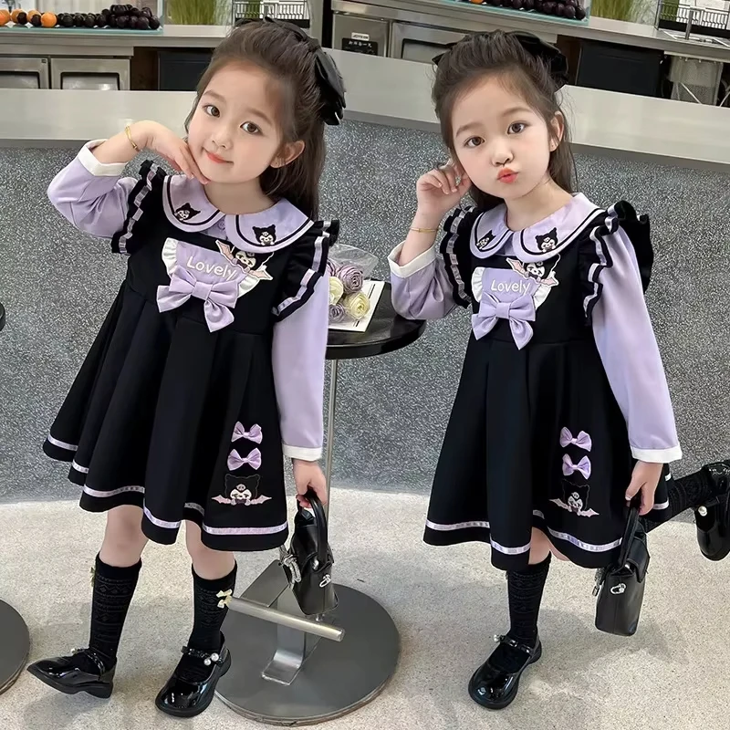 Платье Kuromi Kawaii в стиле аниме, 2 шт., юбка принцессы с длинными рукавами, Лолита для девочек, весна и осень, новинка 2025 года, универсальный модный подарок
Платье Kuromi Kawaii в стиле аниме, 2 шт., юбка принцессы с длинными рукавами, Лолита для девочек, весна и осень, новинка 2025 года, универсальный модный подарок